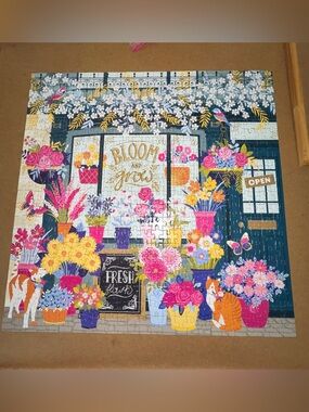Galison Floral Shop 500 Piece Puzzle Bloom and Grow